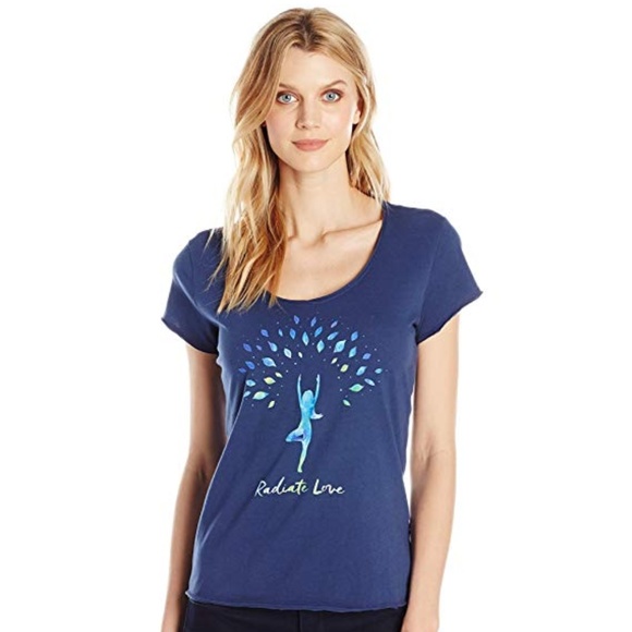 Life is Good Women's Radiate Love Smooth Tee - Picture 1 of 2